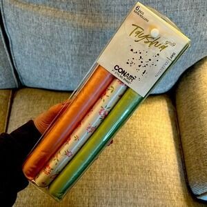 Tayshia by‎ Conair Satin Rollers, Extra Long, Multicolor, 6 Count NEW